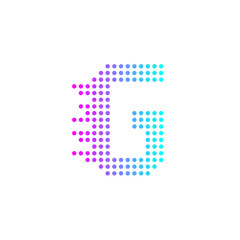 Letter G logo design,technology,electronics,digital logotype