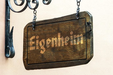 Schild 122 - Eigenheim