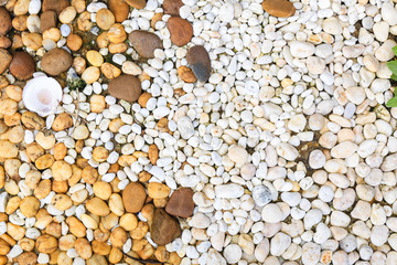 white pebbles background texture
