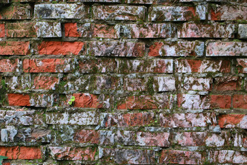 old red brick wall