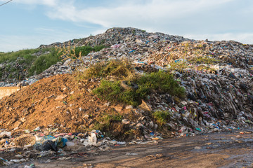Landfill in city,Thailand