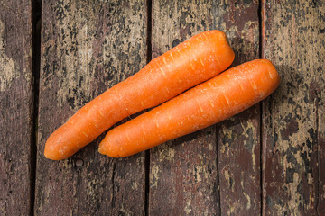 The carrot vegetable fresh  health and organic food
