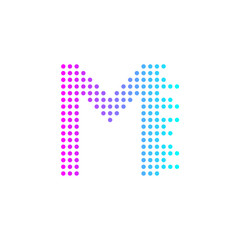 Letter M logo design,technology,electronics,digital logotype