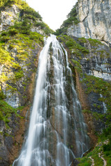 Waterfall nearby Achensee /  Great waterfall at Rofan, nearby Achensee in the Tyrolean alps