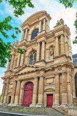 St-Gervais-et-St-Protais Church of Paris located on Place Saint-