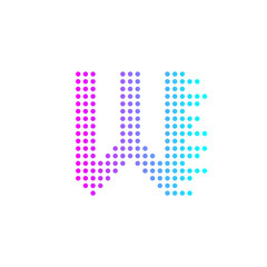 Letter W logo design,technology,electronics,digital logotype