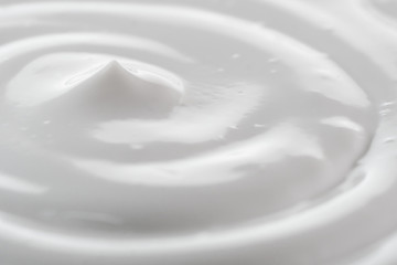 Closeup of cosmetics cream.