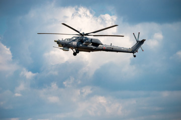 Fototapeta na wymiar Russian Air Force Mi-28