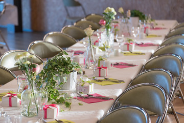 Décoration de table, déco de mariage