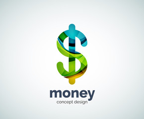 Vector dollar logo template
