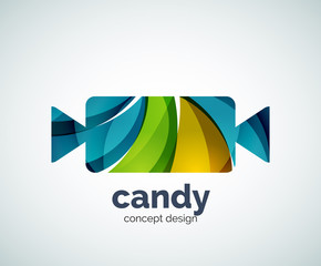 Fototapeta na wymiar Vector candy logo template