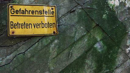 Gefahrenstelle
