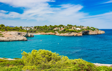 Fototapeta premium Spain Majorca Coastline of Cala Anguila