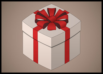 Isometric gift box
