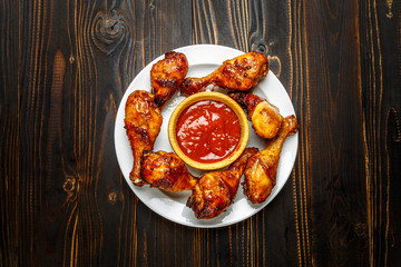 roasted chicken legs with herbs