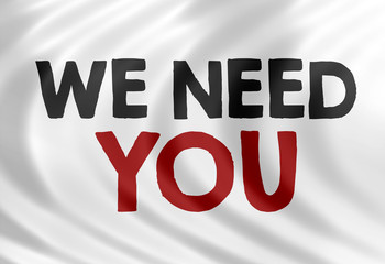 Obraz premium we need you