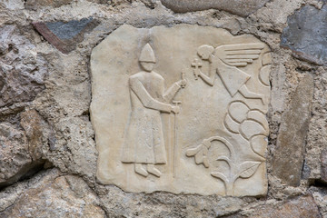 Crimea. Ancient ruins of the ancient Armenian monastery of Surb