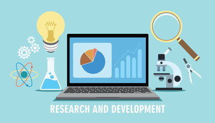 research and development r d concept innovation