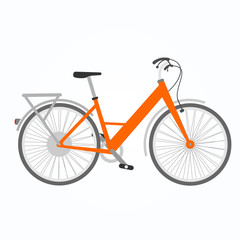 Fototapeta premium Flat Bicycle