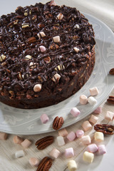torta al cioccolato e noci