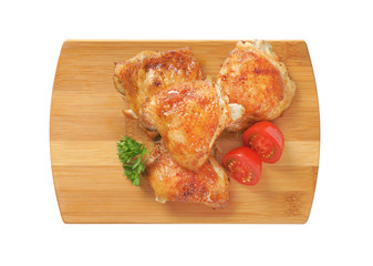 roasted chicken thighs