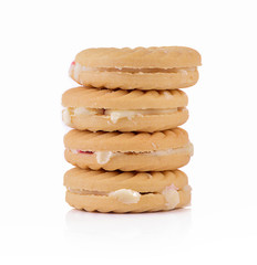  cookies isolated on white