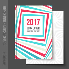 Cover design for business brochure, annual report