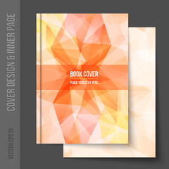 Cover design for business brochure, annual report