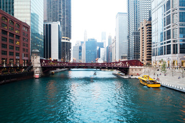 Chicago river. - 119874334