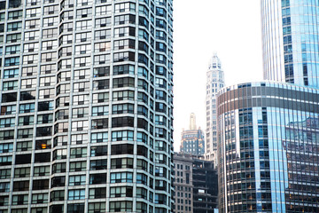 Chicago skyscrapers.