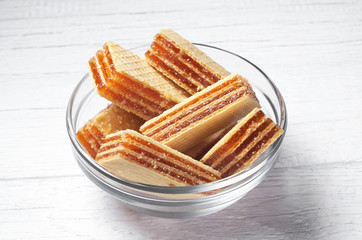 Wafers with orange layers