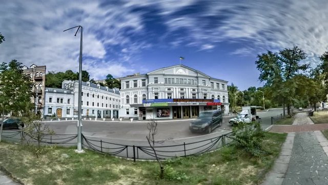 the Theater Franco. Kiev.