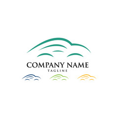 Fototapeta premium Car Automotive Race Logo Icon Vector