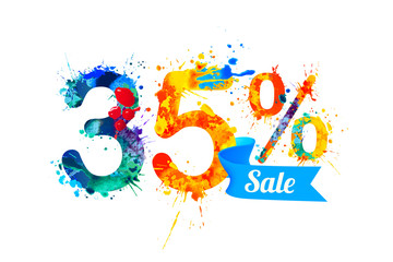 thirty five (35) percents sale.