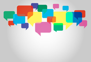 chat box , message box communication background