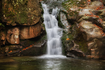 Podgornej Waterfall in Przesieka