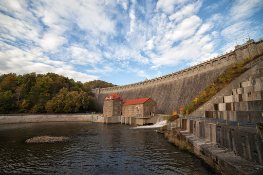 Pilchowice Dam in Poland