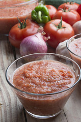 Gazpacho typical food spanish