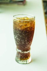 Drinks taste sweet in a glass with ice