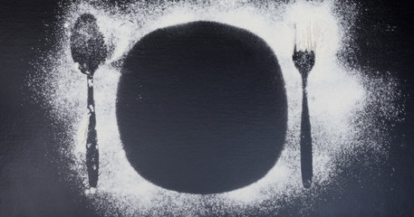 Cutlery shilouette