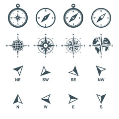 navigation icons set