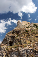 Protective fortress on rock