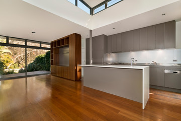 Modern gourmet kitchen interior