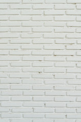 White brick wall Background