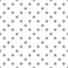 Flowers geometric seamless pattern 12.09