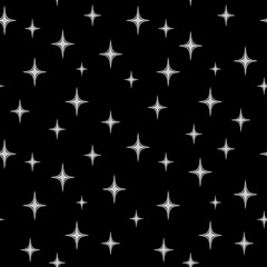 Stars chaotic seamless pattern 13.09