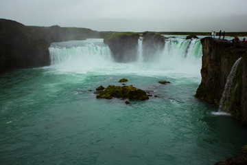 Godafoss waterfall, Iceland, 25 July 2016