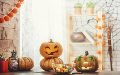 pumpkin on the table