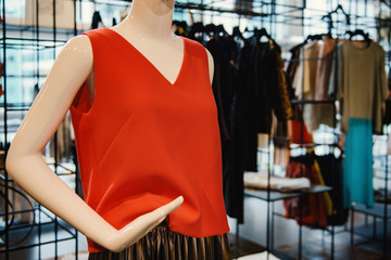 Fototapeta premium Women clothing shop