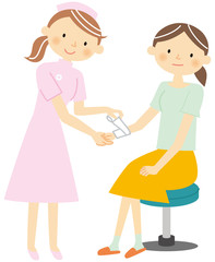 病院　治療　包帯